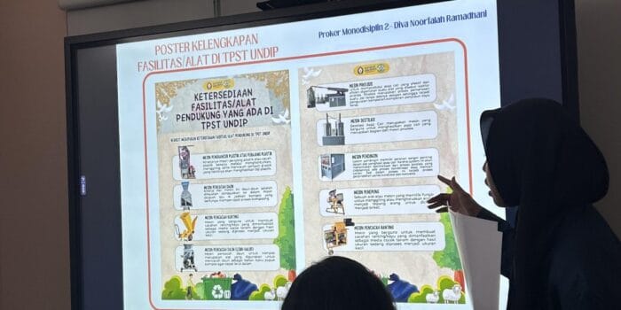 Hadirkan Inovasi Visual, Mahasiswa KKN-T UNDIP Ciptakan Infografis Alat TPST untuk Edukasi Masyarakat Pengunjung TPST UNDIP