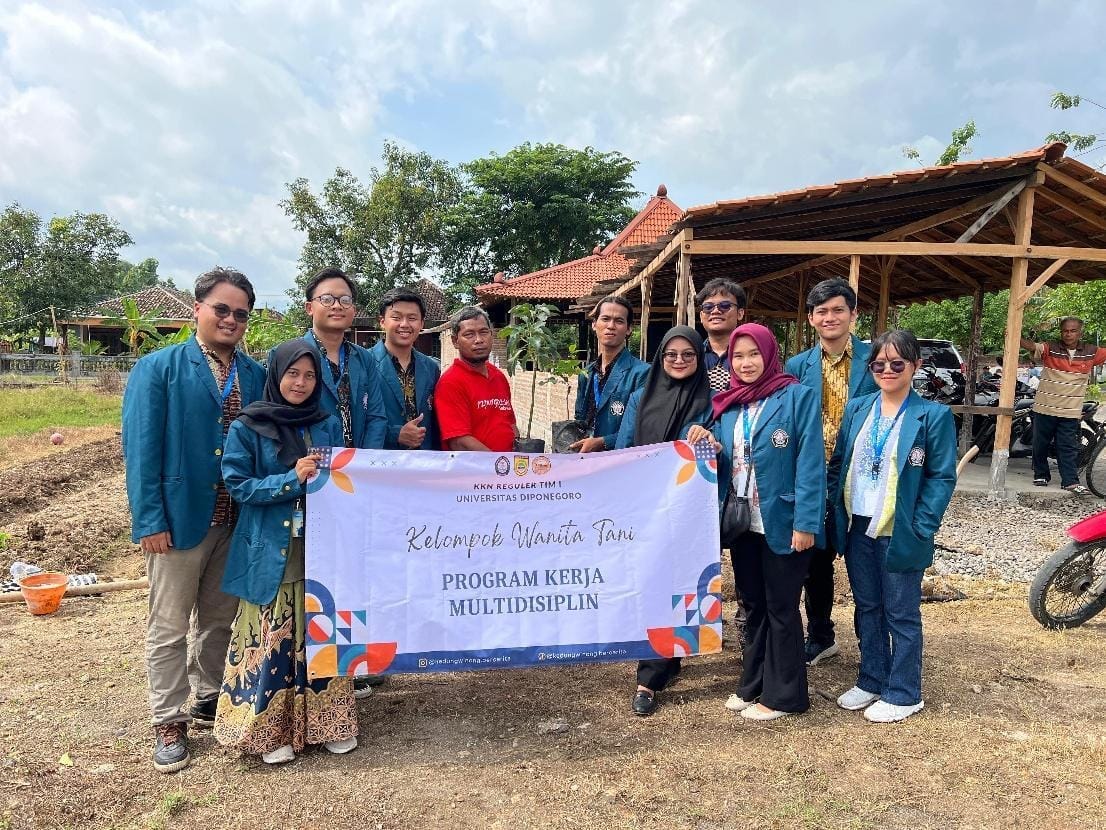 Mahasiswa KKN Undip Lakukan Analisis dan Survei Lokasi dalam Program Percepatan Kelompok Wanita Tani (KWT) Desa Kedungwinong