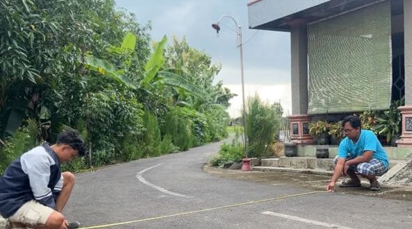 Mahasiswa KKN UNDIP Hadirkan Masterplan Jalan di Desa Godog, Sukoharjo