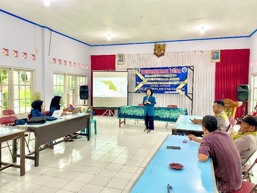 Mahasiswa KKN UNDIP Hadirkan Peta Topografi Desa Joton Karya untuk Ketahanan Pertanian dan Mitigasi Dampak Tol