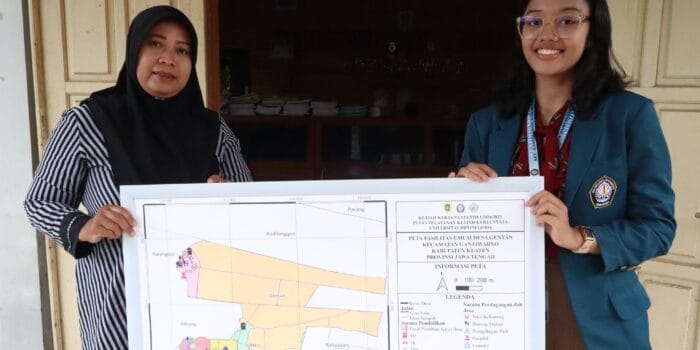 Dukung Kemudahan Akses Desa Gentan, Mahasiswa KKN Undip Hadirkan Peta Persebaran Fasilitas Umum