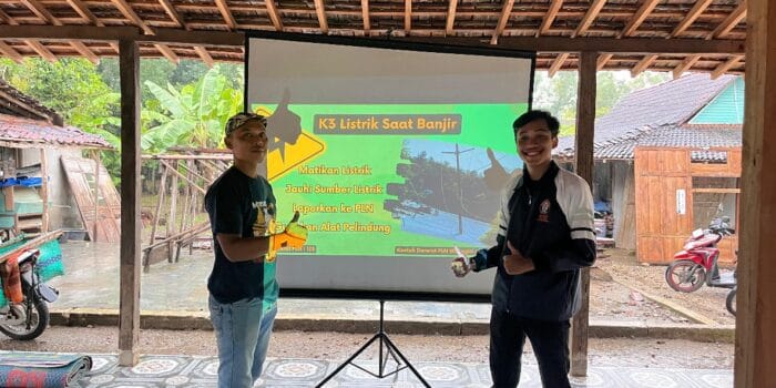 Bantu Kesiapsiagaan Mitigasi Bencana Banjir, Mahasiswa KKN UNDIP Adakan Workshop K3 Listrik pada Warga Dusun Kwangsan, Desa Panekan