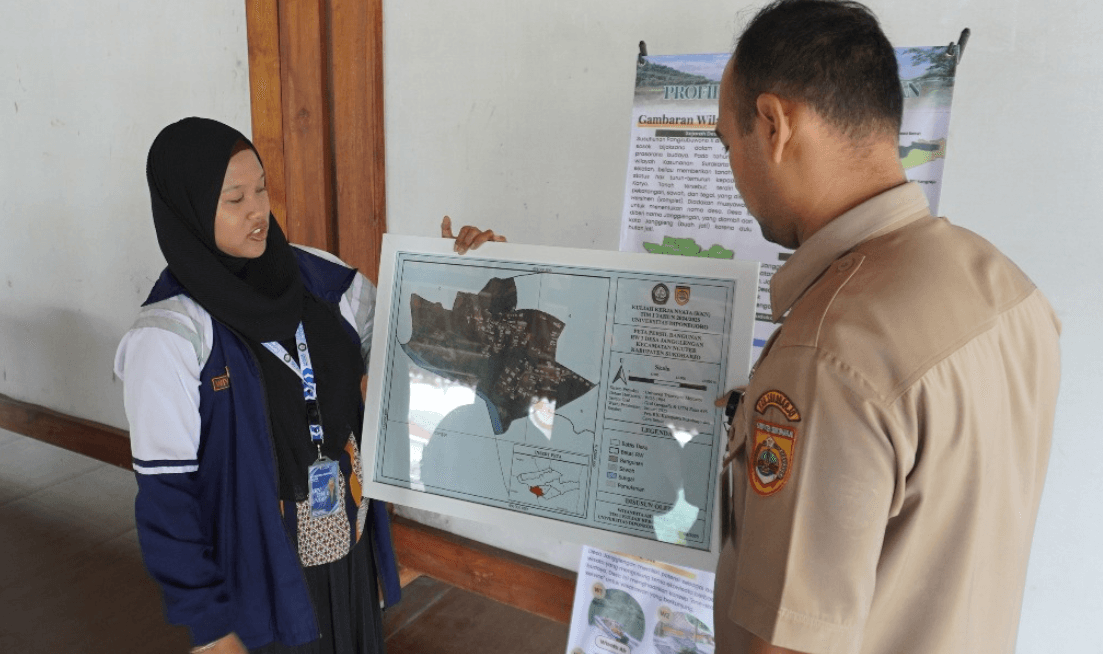 Mahasiswa KKN Undip Wujudkan Peta Persil Bangunan RW 3 Desa Jangglengan