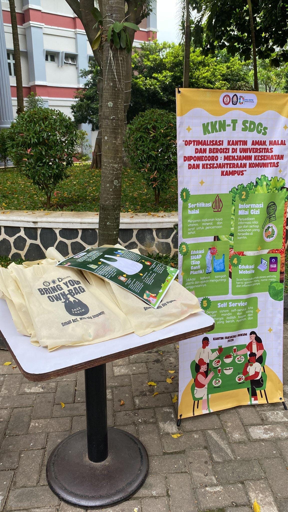 Mahasiswa KKN Tematik Fakultas Hukum Undip Dorong Kantin Sehat, Halal, dan Bergizi Mahasiswa KKN Tematik Fakultas Hukum Undip Dorong Kantin Sehat, Halal, dan Bergizi