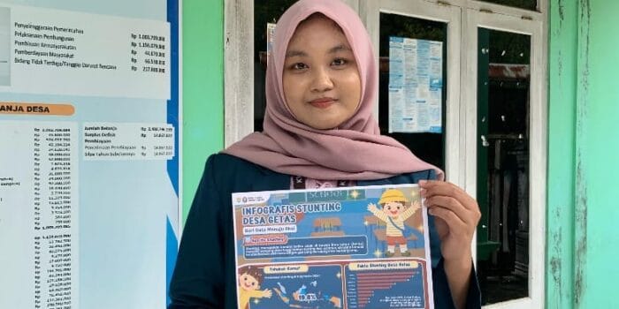Cegah Stunting Sejak Dini, Mahasiswa KKN Undip Hadirkan Infografis Gizi Anak di Desa Getas